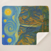 Customize van Gogh Yosemite Valley Family Vacation Sherpa Deken (Voorkant (horizontaal))