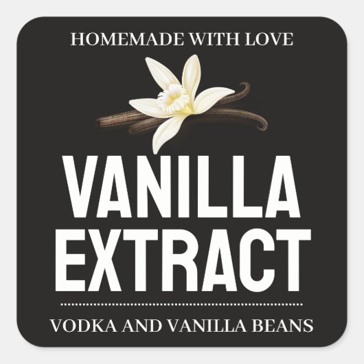 Customize Vanilla Extract label ZVEG_101_01sq (Voorkant)