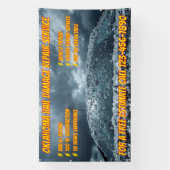 Customize Vehicle Hail Damage Repair Business Larg Spandoek (Verticaal)