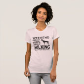 CUSTOMIZE Weekend Forecast Milking Nigerian Dwarf T-shirt (Voorkant volledig)