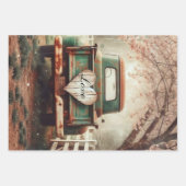 Customize Wrapping PaperTrucks Valentine Decoupage Inpakpapier Vel (Voorkant 3)