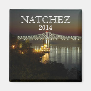 CUSTOMIZE YEAR - Natchez, Mississippi souvenir Magneet