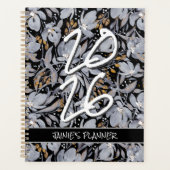 Customize Yearly 2026 Stand Out Silver & Gold Pla Planner (Voorkant)