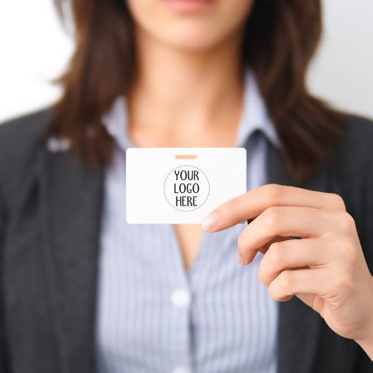 Customize Your Black White company logo Badge (Gepresenteerd)