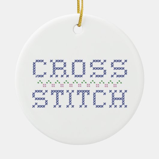 Customize Your Cross Stitch Ornament (Voorkant)