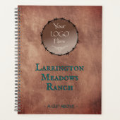 Customize Your Logo Horse Ranch Business Planner (Voorkant)