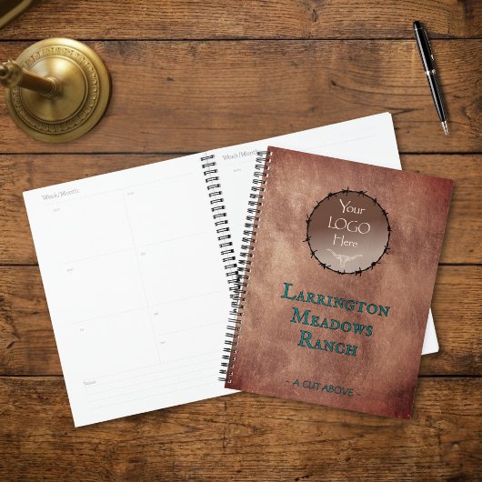 Customize Your Logo Horse Ranch Business Planner