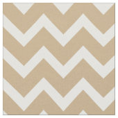 Customize your own beige white chevron pattern stof (Close Up)