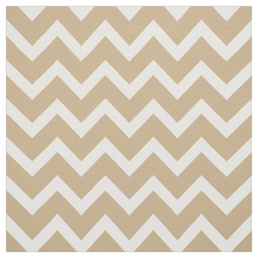 Customize your own beige white chevron pattern stof (Swatch)