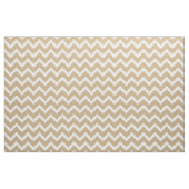 Customize your own beige white chevron pattern stof (Fat Quarter)
