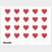 Customize Your Vintage Lace Heart Hart Sticker (Vel)