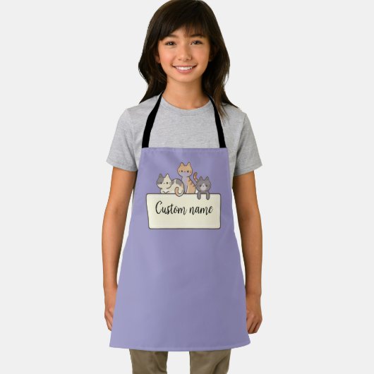 Customized Apron kids, Apron with Name Schort (Insitu)
