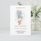 Customized Baby Shower Card, Baby shower card for  Kaart (Staand voorkant)