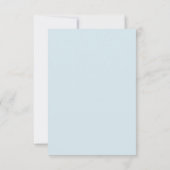 Customized Baby Shower Card, Baby shower card for  Kaart (Achterkant)