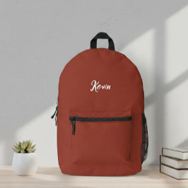 Customized backpack with initials of the name bedrukte rugzak