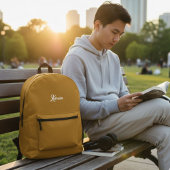 Customized backpack with initials of the name bedrukte rugzak