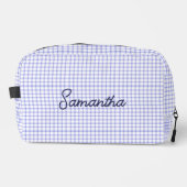 Customized beauty case with initials, makeup bag toilettasje (Voorkant)