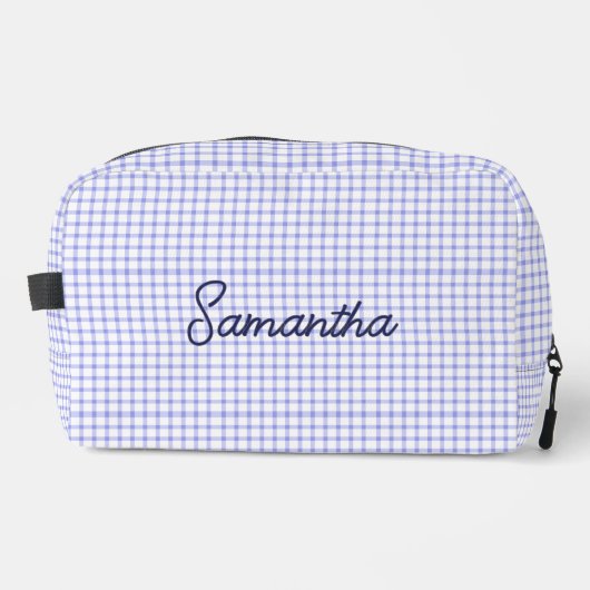 Customized beauty case with initials, makeup bag toilettasje (Voorkant)