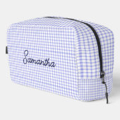 Customized beauty case with initials, makeup bag toilettasje (Rechterhoek)