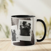 Customized black and white love boyfriend mug mok