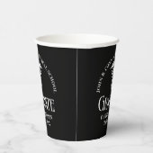 Customized Black Medical School Graduation Party Papieren Bekers (Rechts)