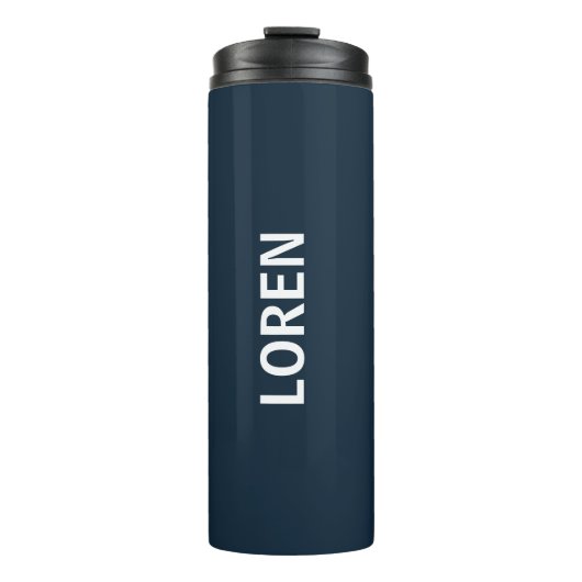 Customized blu Thermal Bottle, school gifts Thermosbeker (Voorkant)