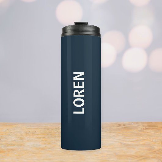 Customized blu Thermal Bottle, school gifts Thermosbeker