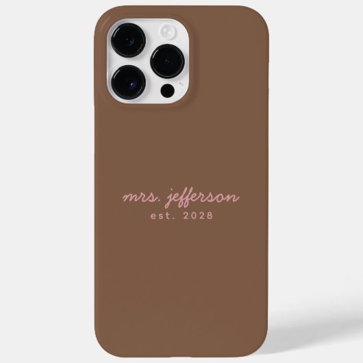 Customized Bride Phone Case for Bachelorette Party (Achterkant)