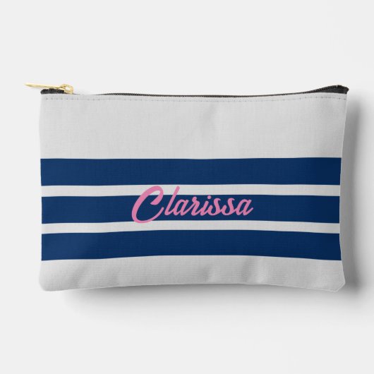 Customized canvas accessory bag - Customized strip Etui (Voorkant)