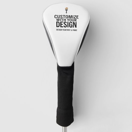Customized Company Branded Custom Personalized  Golfheadcover (Voorkant)