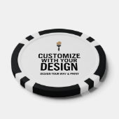Customized Company Branded Custom Personalized  Poker Chips (Enkel)