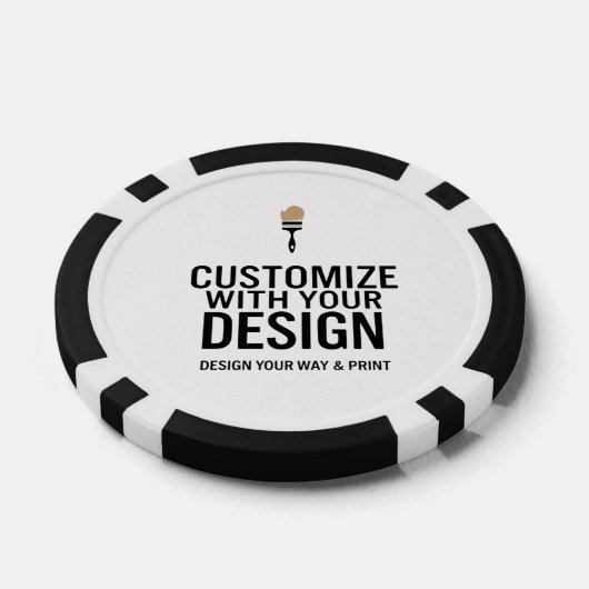 Customized Company Branded Custom Personalized Poker Chips (Enkel)