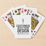 Customized Company Branded Custom Personalized  Pokerkaarten<br><div class="desc">Deal your brand in with these Customized Company Branded Poker Cards, designed with a blank surface ready for your logo, slogan, or custom message. Perfect for client appreciation, trade show giveaways, corporate retreats, or branded game nights, this personalized deck adds a playful yet professional touch to your marketing. Printed on...</div>