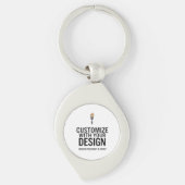 Customized Company Branded Custom Personalized Sleutelhanger (Voorkant)