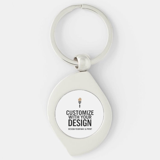 Customized Company Branded Custom Personalized  Sleutelhanger (Voorkant)