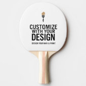 Customized Company Branded Custom Personalized  Tafeltennisbatje (Voorkant)