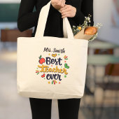 Customized Cotton Canvas Tote Bag for Teachers