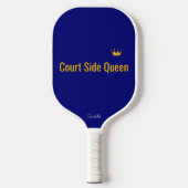 Customized Court Side Queen Pickleball Mom Gift Paddle (Voorkant)
