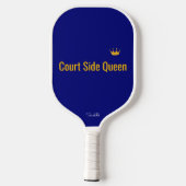 Customized Court Side Queen Pickleball Mom Gift Pickleball Paddle (Achterkant)