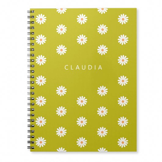 Customized Daisy Notebook, Gift for Children  Notitieboek