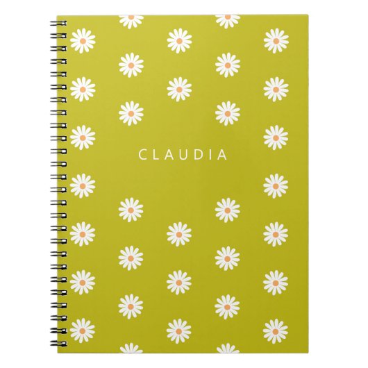 Customized Daisy Notebook, Gift for Children  Notitieboek (Voorkant)
