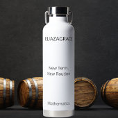 Customized DIY Classic Cute Funny Teacher Reset  Waterfles