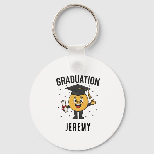 Customized Graduation Keychain - Funny Gift (Voorkant)
