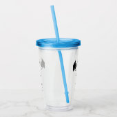 Customized graduation mug with lid acryl drinkbeker (Links)