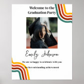 Customized Graduation Party Poster Boho (Voorkant)