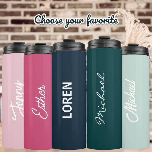 Customized Green Thermal Bottle, teacher gift Thermosbeker