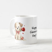 Customized Happy Valentine's Day Mug Koffiemok (Voorkant links)