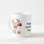 Customized Happy Valentine's Day Mug Koffiemok (Voorkant links)