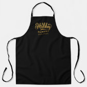Customized Husband and Wife Aprons, Couple's Gift Schort (Voorkant)