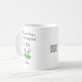 Customized JW; Apegation gift Koffiemok (Voorkant links)